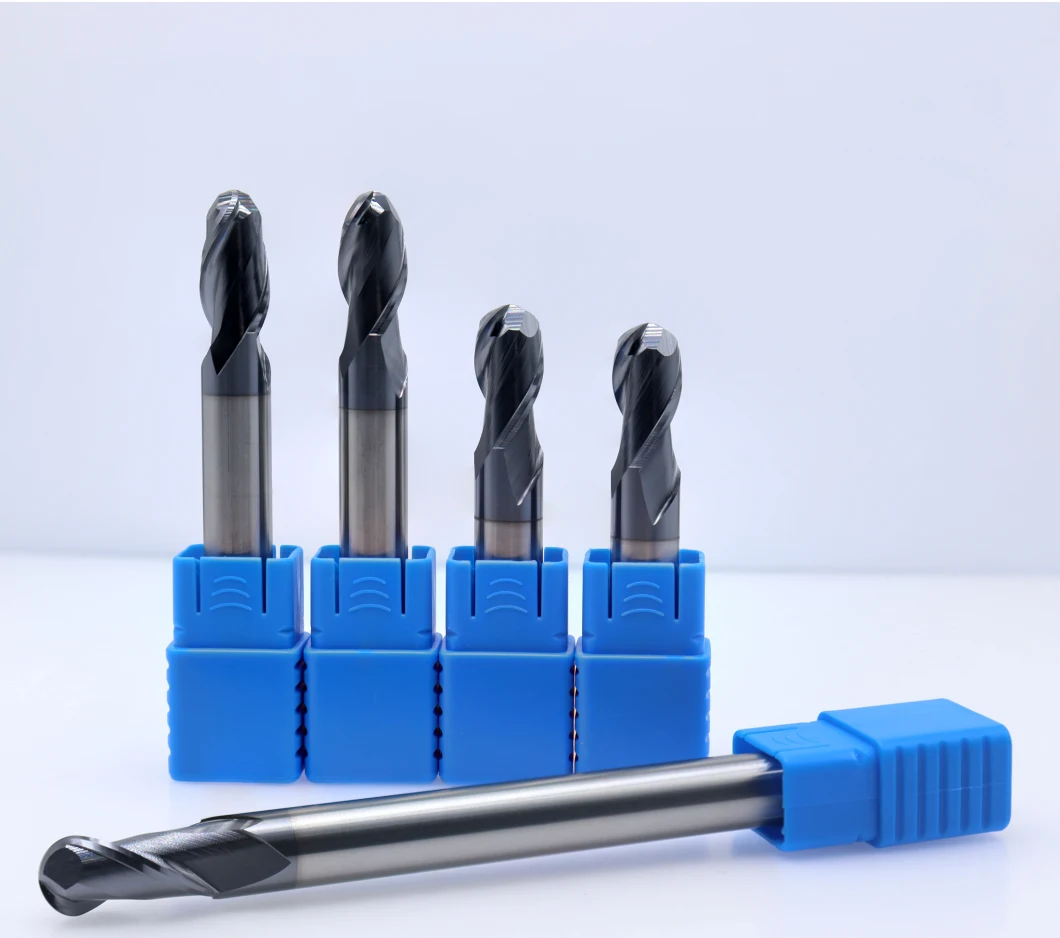 Mts HRC55 4/2 Flutes Ball Nose Carbide End Mill