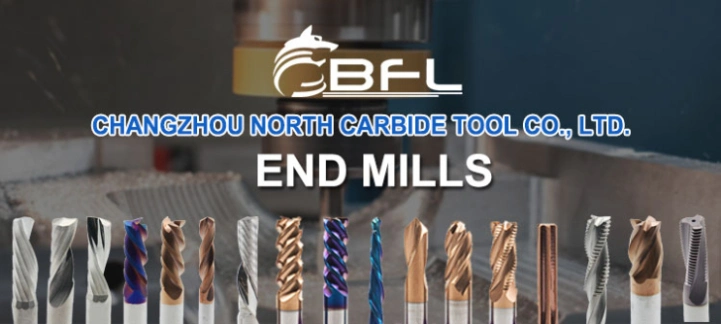 Bfl CNC Freze Carbide 4 Flute Corner Rounding End Mill Cutter